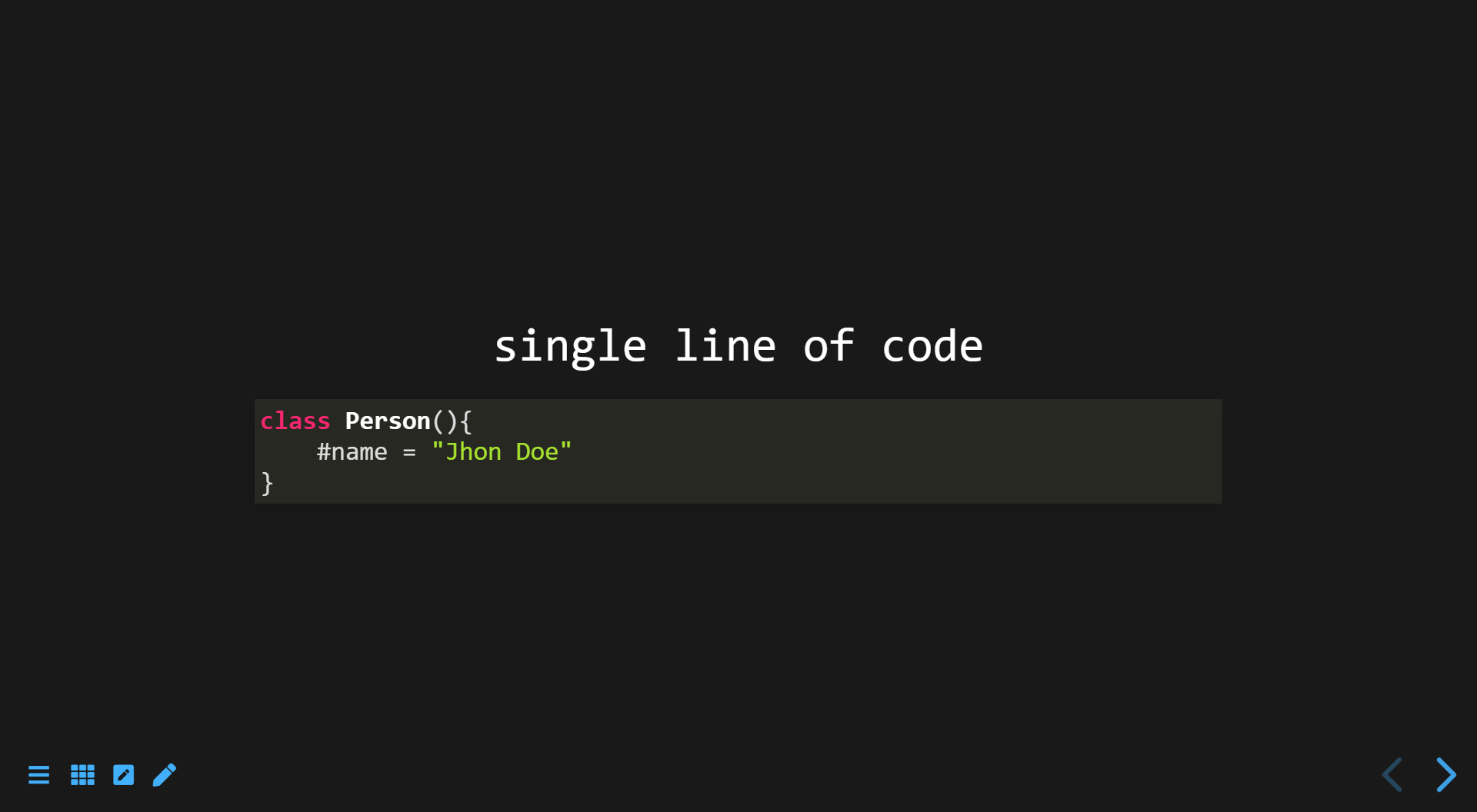 code